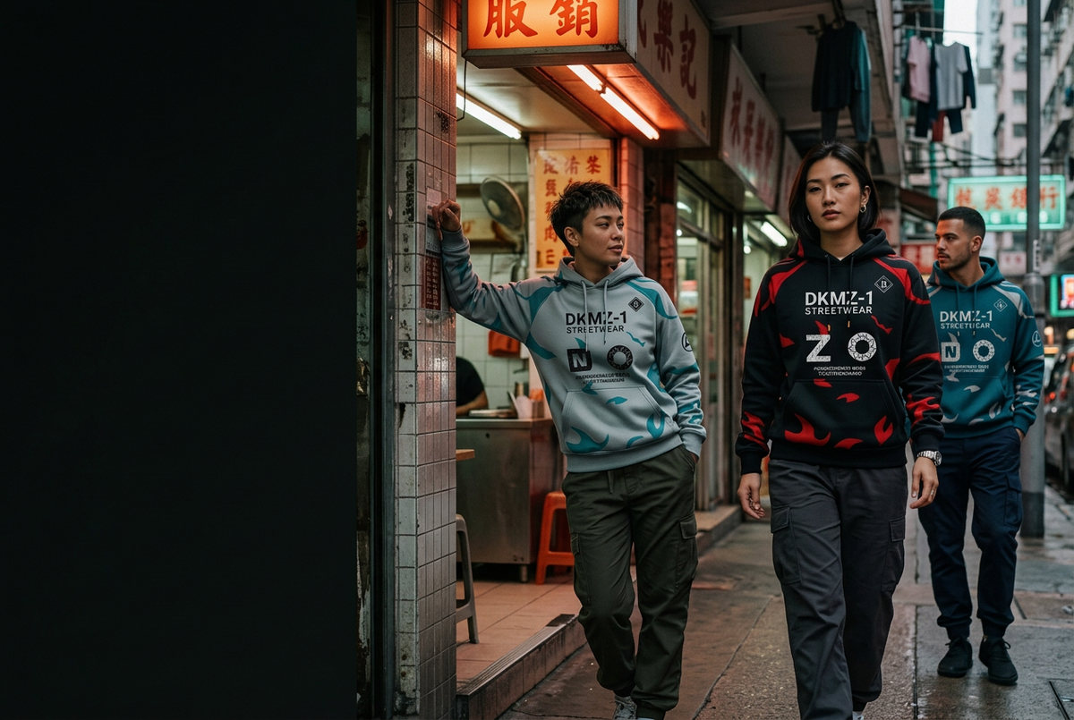 DKMZ-1 Hong Kong street-fashion campaign concept